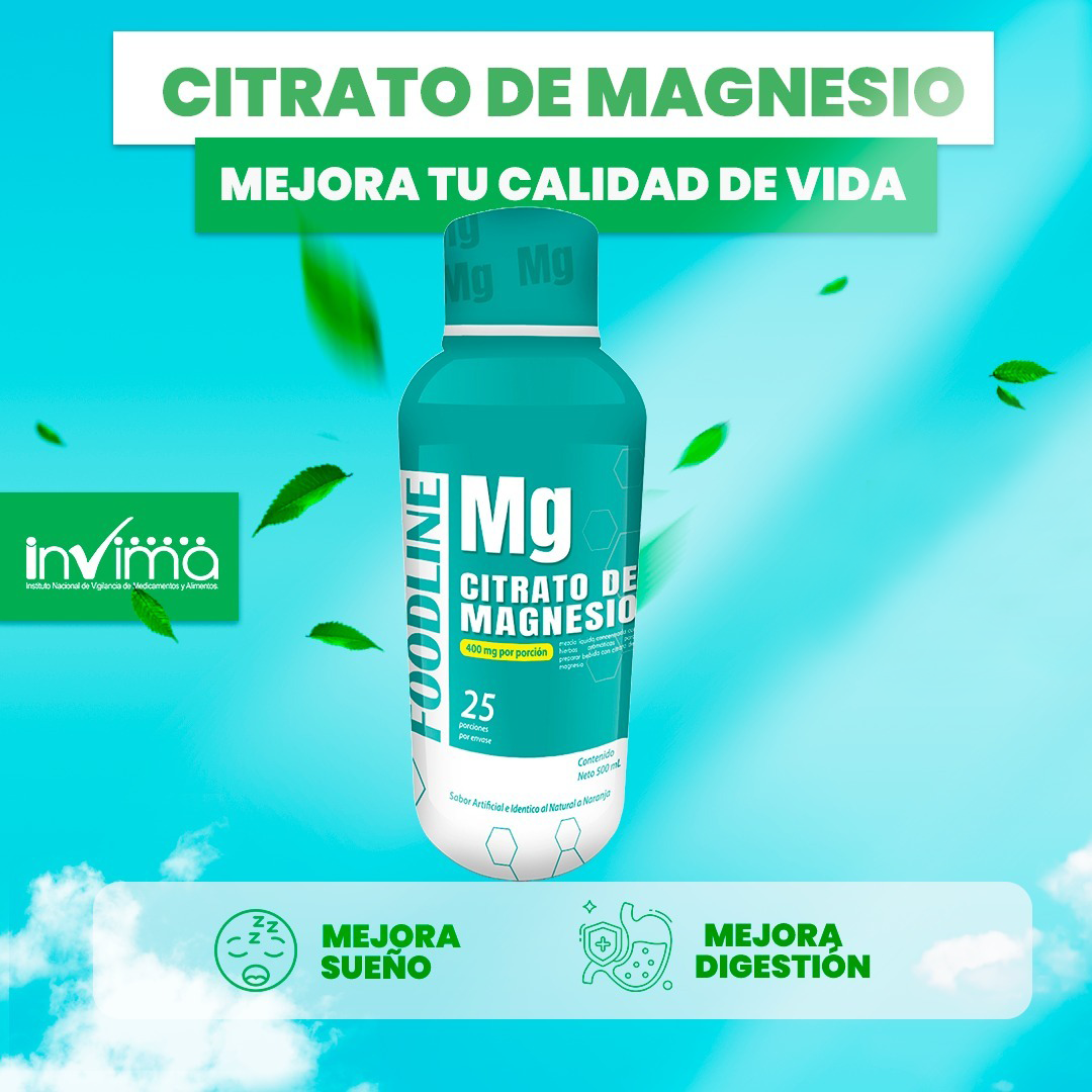 Citrato de Magnesio Foodline 500 ml