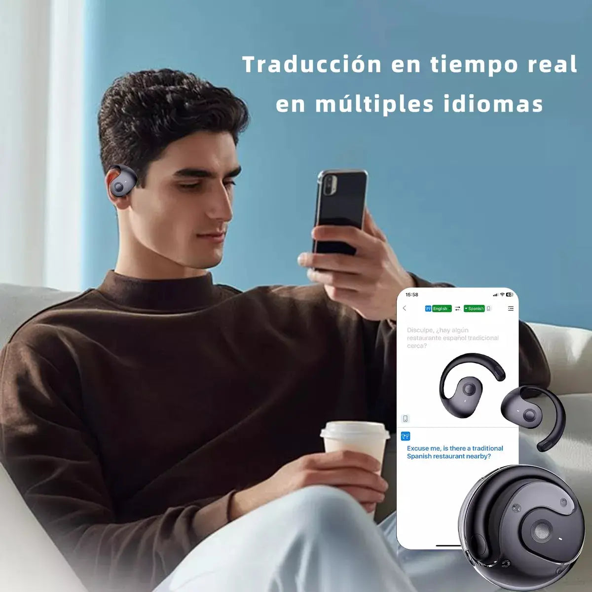 Audifonos Traductores 144 idiomas