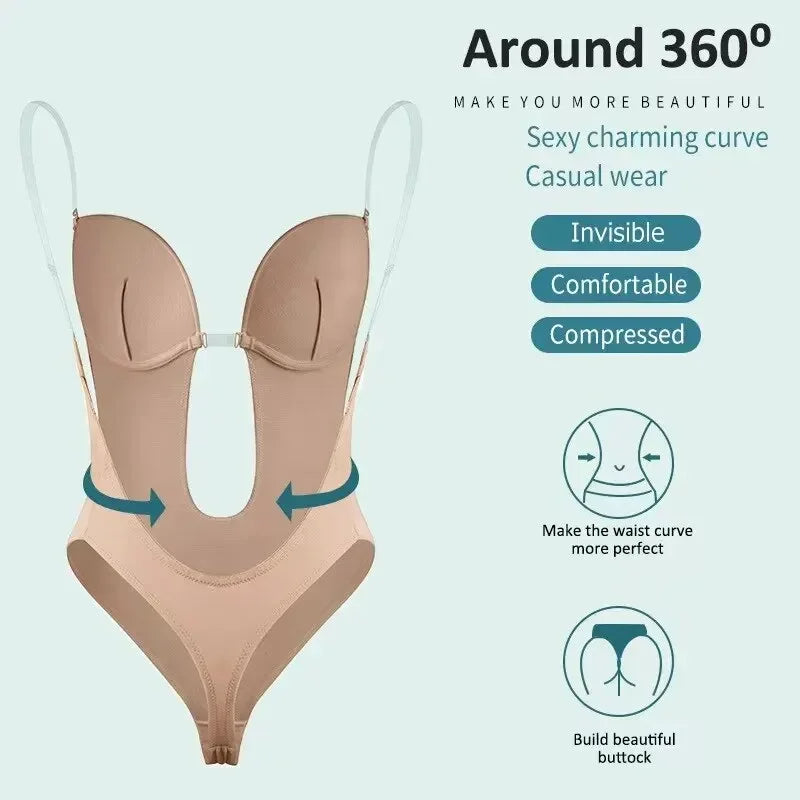 Body Moldeador Para Ropa Con Escote